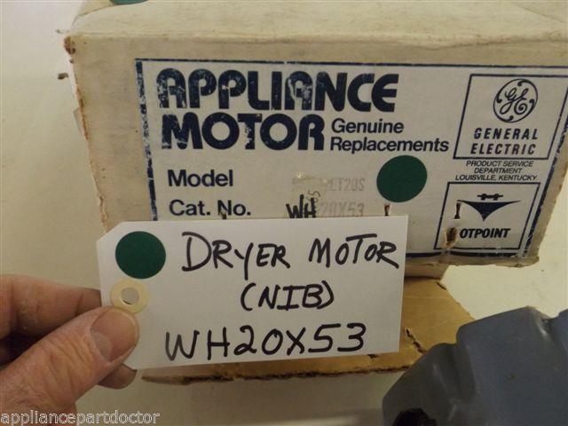 GE Whirrlpool Roper Dryer WH20X53 Dryer Motor NEW IN BOX GE Whirrlpool Roper Dryer WH20X53 Dryer Motor NEW IN BOX